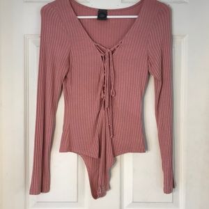 May Pink Bodysuit Small